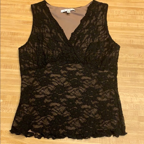CAbi - Black Lace Tank - Picture 1 of 5